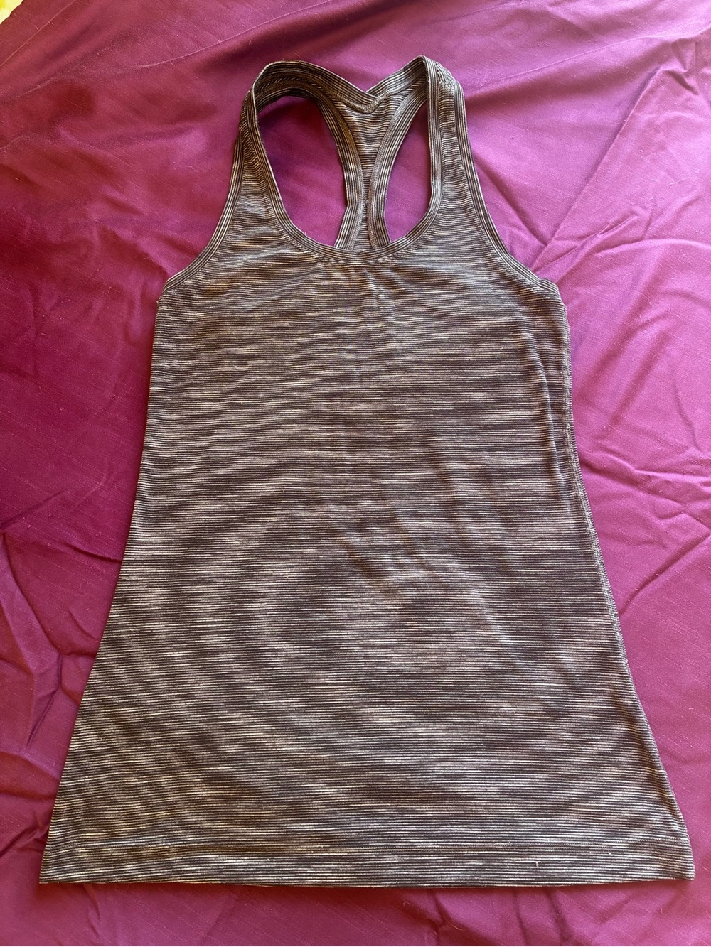 lululemon athletica Gray Space-Dyed Racerback Tank